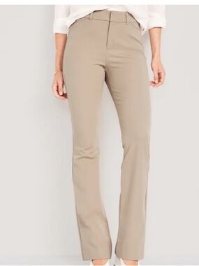 Old Navy Women's Boot-Cut Dress Pants in Taupe